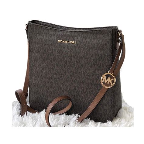 michael kors jet set medium messenger bag|Michael Kors woven handbags.